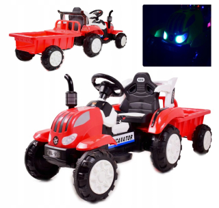 Batériový traktor s prívesom, pilot