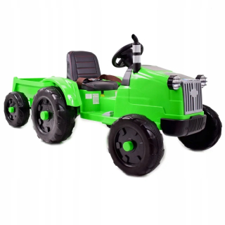 Batériový traktor s prívesom, diaľkové ovládanie,