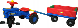 Pedálový traktor Ursus JeżDZIK PL + Trailer