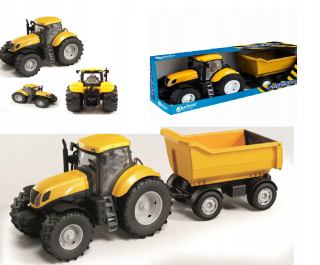 New Holland traktory s veľkým a pevným žlté sklápač