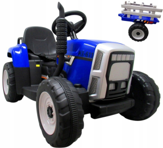 Traktorový traktor s prívesom s batériou 2+