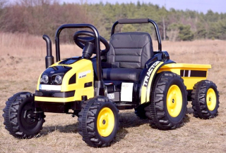 Traktor s prívesom na batériu 2 45 W motory