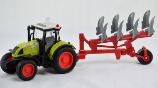 Traktor s poľnohospodárskym zvukom a svetlom