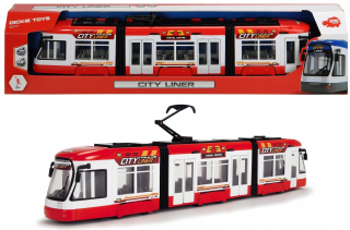 TRAM CITY LINER RED otvára dvere 46 cm