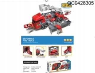 Transporter Truck Car Truck Parking 2v1