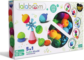 Trefl LALABOM 5W1 loptové Zmyslové Blocks 36 EL.