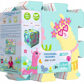 Trefl Foam Puzzle Mata hráme v Lamy 8 hádanky