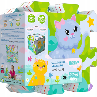 Trefl FOAM PUZZLE MAT sučka Psotka 8 EL