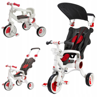 Tri koleso bicykel galileo4kids červená