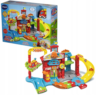 TUT TUT CARS HASIČKA REMIZA SLIDE CAR VTECH