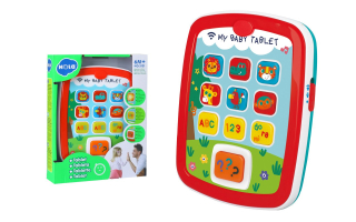Tablet touch vzdelávacie svetlo hudba