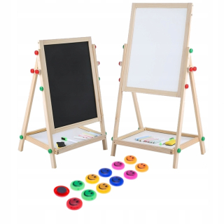 Tabuľka 5v1 Stojan EDU Magnetic Chalk Gratis