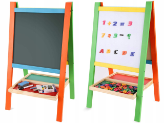 Blackboard magnetické vzdelávanie kriedové písmená číslice