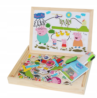 Magnetic plak Peppa Drevené magnety