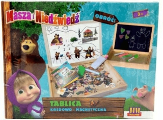 Magnetická tabuľa Máša a medveď