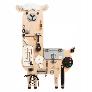 Manipuláciu board - Lama Gray FoxyFamily