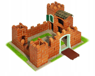 Teifoc 3200 Veľký murovaný hrad cement tehla 435el