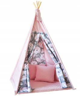 Detský domček, detský stan - Tipi Teepee vigvam 80x80 # T1