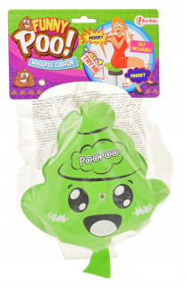 Toi hračky Fart vankúš Zelená 18 cm