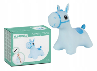 Tootin skokan nafukovacie hračky pony blue