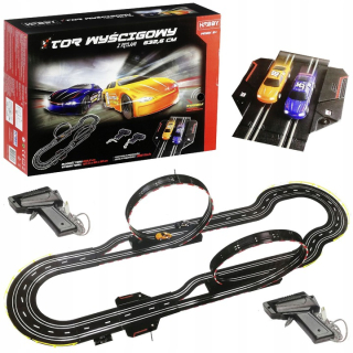 Závodné auto 2 autá s 2 slučky