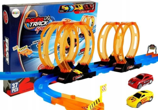 Racing 4 RaceTrack 4 Loops Dve autá 181 cm!