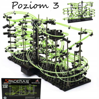 Trať lopta Rollercoaster gule SpaceRail svetelný