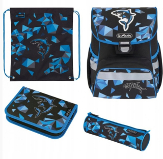 Aktovka - Schoolbag Herlitz Shark Loop Plus Set