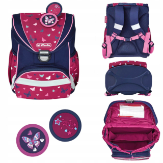 Aktovka - SchoolBag Backpack Ultralight Butterfly Herlitz