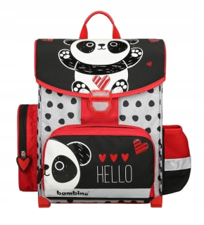 Školský batoh - Školská taška prémiového panda