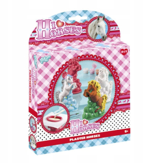 Totum Horse Figurine Gypsum Odliatky na maľovanie