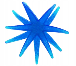 Hračky Amsterdam starfish junior 7 cm modrá