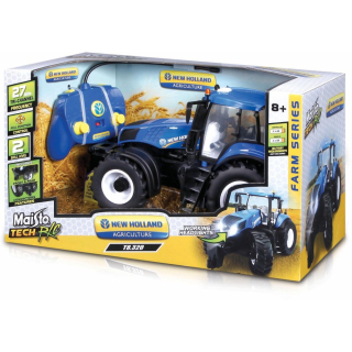 New Holland T8 traktor diaľkovo ovládaný na uzde