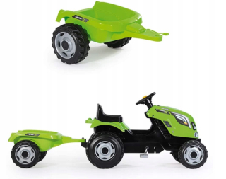 Farmár XL pedále s prívesom Smoby