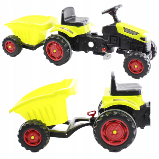 Pedálový traktor s reťazou prívesu 50 kg