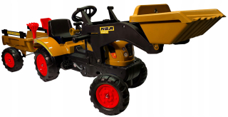 Šliapací traktor s prívesom a nakladačom PROMO