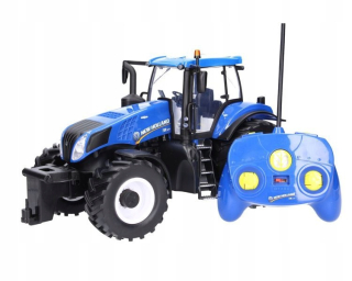 New Holland traktor riadený RC hodí Bruder
