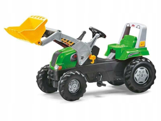 Traktor s lyžičkou nastaviteľnou sedadlom hračiek Rolly