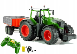 Traktor s diaľkovo ovládaným R/C pilotom sklápača