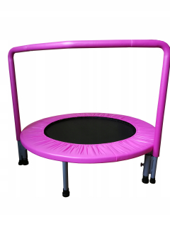 Tramplolína  - Detská domáca trampolína, 90 cm, ružová