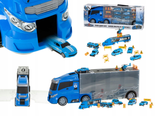 Transporter. Polícia truck v kufri