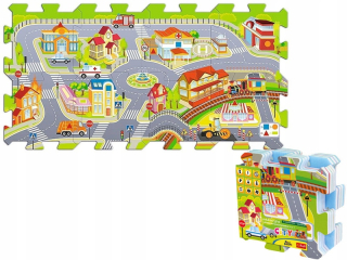 Kluby pena puzzle mat FUN CITY