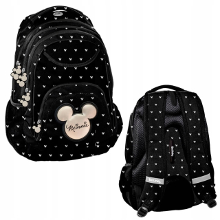 Školský batoh - Trojkomorový školský batoh Minnie Mouse, PASO
