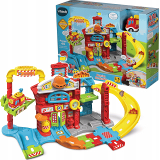 Tut tut VTECH Autíčka Toy požiarnej stanice + Fire