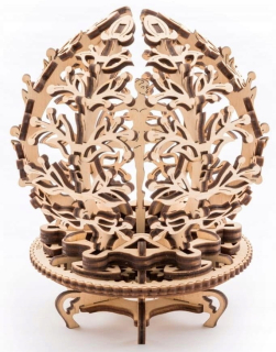 Ugears Drevené 3D Model Puzzle Casket-Flower