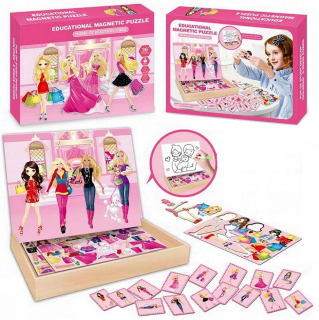 Magnetické puzzle Tabuľa Fashion Model Costume
