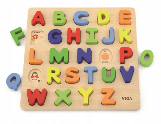 Veľký skladačky veľké puzzle písmená abecedy 3d