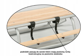 Univerzálne sánky Footrests