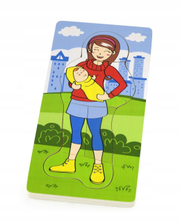 VIGA 50405 Puzzle - ako pestovať dieťa