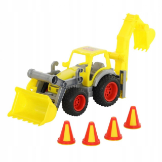 WADER 0377 Traktor s nakladacou lopaty ConsTruck